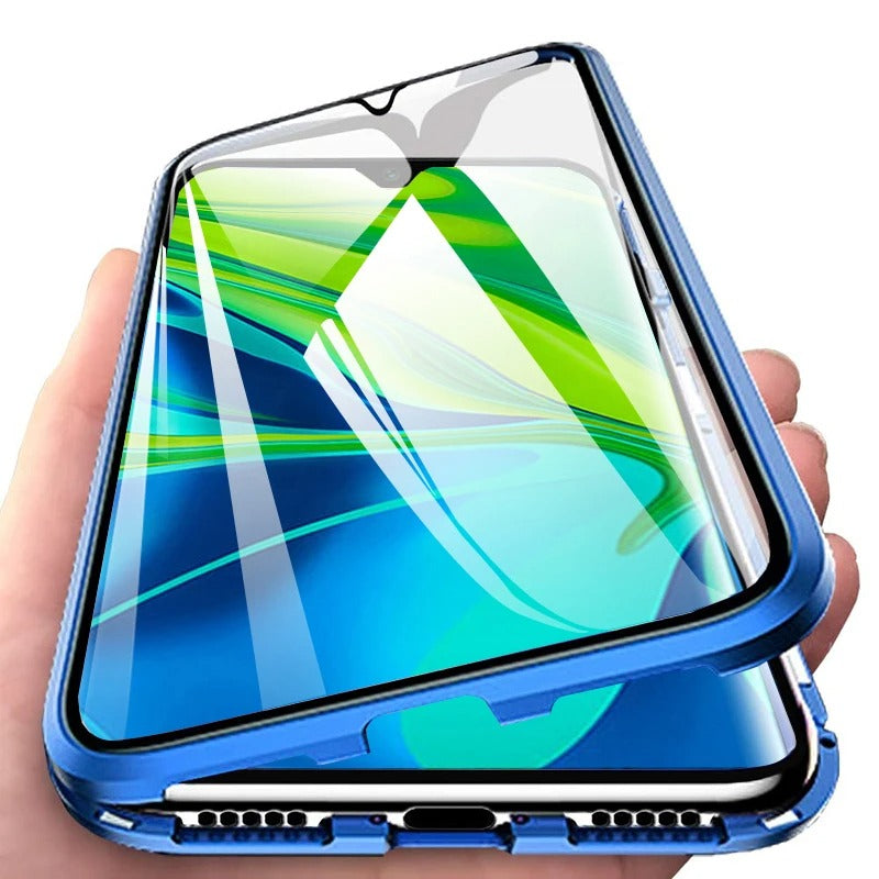 360° Metal Magnetic Double Side Glass Case - Xiaomi